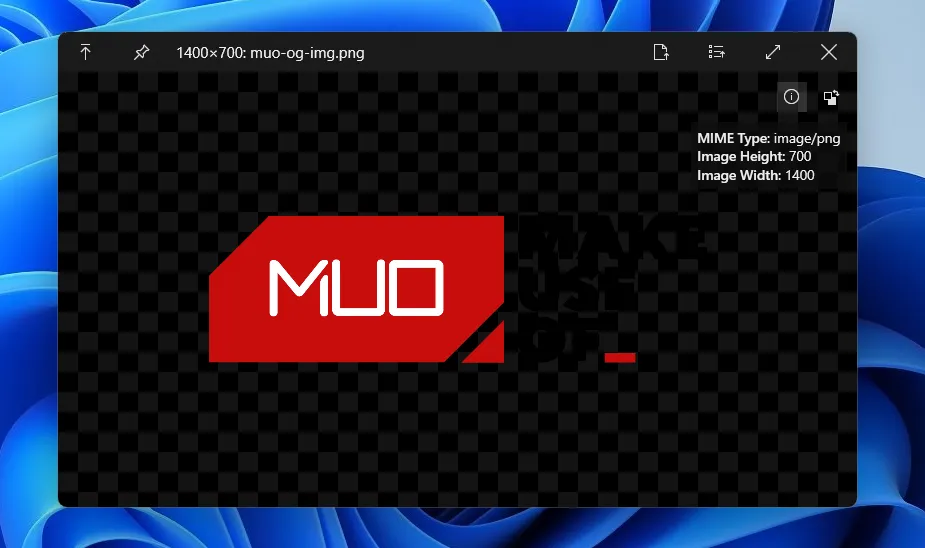 Ảnh xem trước trong QuickLook, mô phỏng tính năng Preview của macOS trên Windows