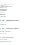 Bảo vệ khỏi virus và các mối đe dọa trong Windows Security