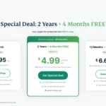 Biểu đồ so sánh các gói đăng ký ExpressVPN với ưu đãi giảm giá cho cam kết dài hạn