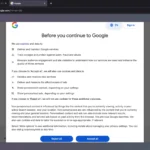 Biểu ngữ yêu cầu đồng ý cookie của Google hiển thị khi truy cập qua Trình duyệt Tor