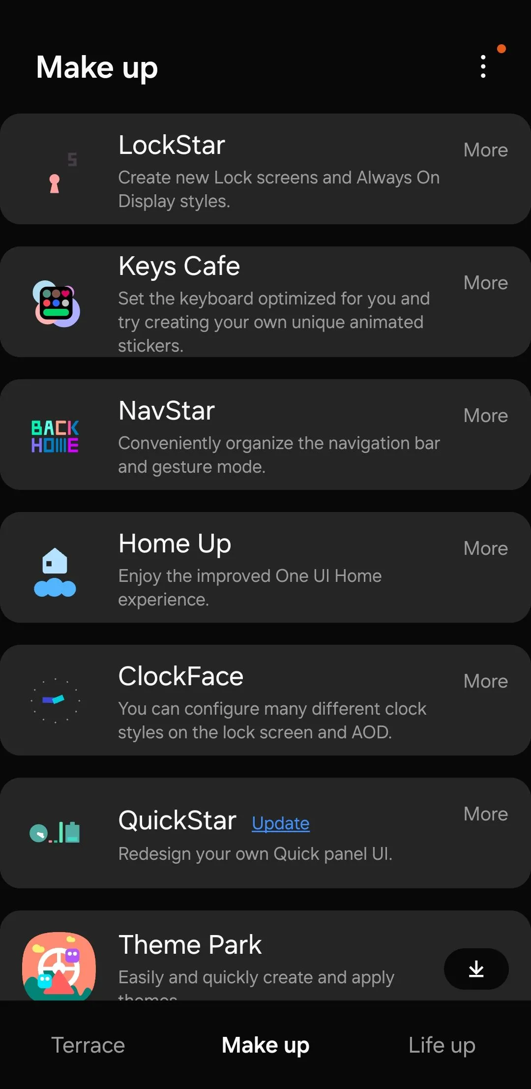 Biểu tượng ứng dụng Good Lock trên màn hình điện thoại Samsung Galaxy