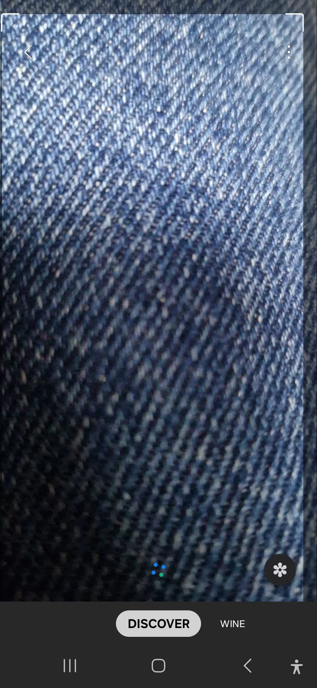 Bixby Vision quét vật liệu denim để nhận diện
