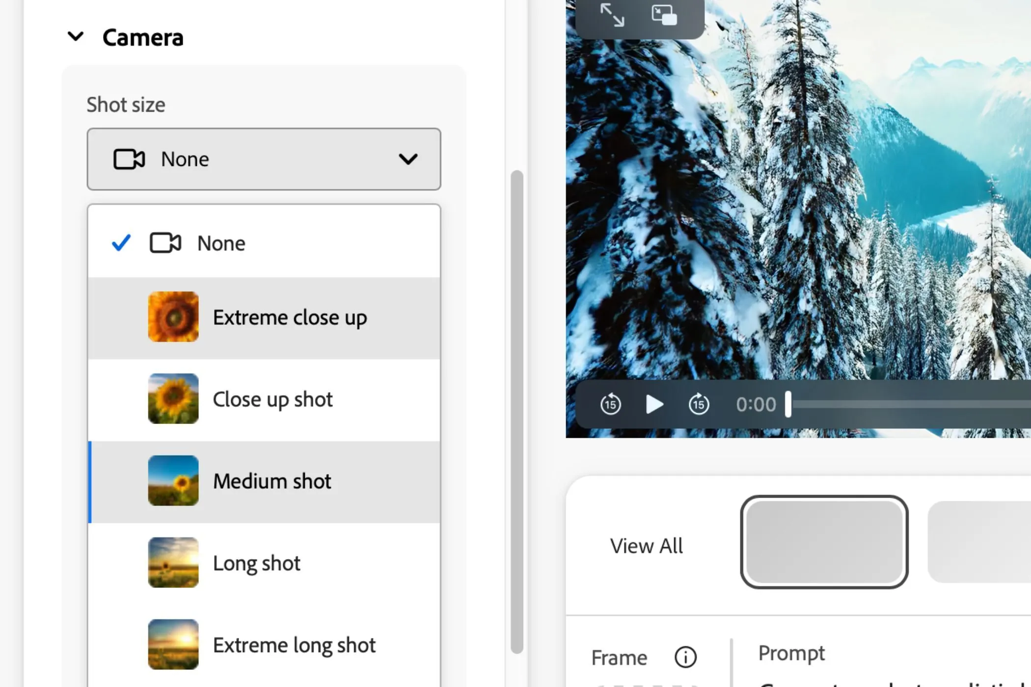 Các tính năng chỉnh sửa video trong Adobe Firefly