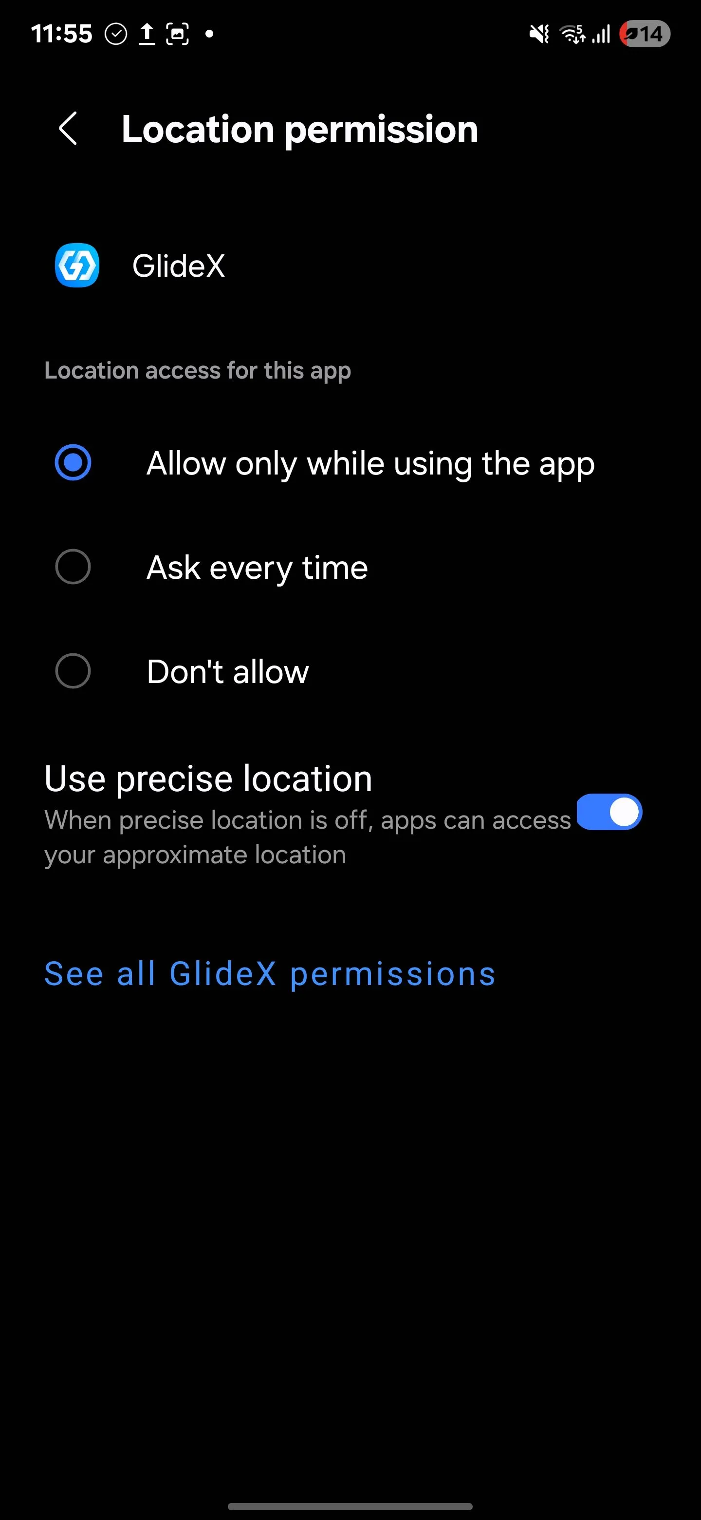 Cách tắt tính năng Vị trí chính xác (Precise location) cho ứng dụng trên điện thoại Samsung