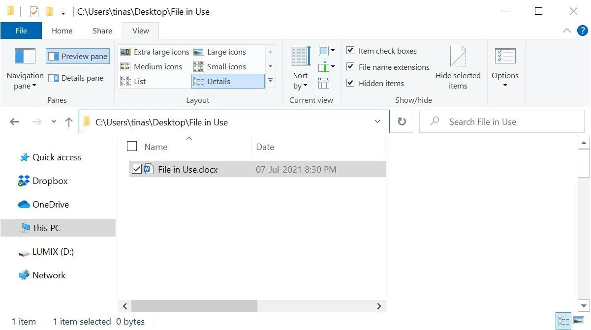 Cách tìm đường dẫn tập tin trong Windows File Explorer
