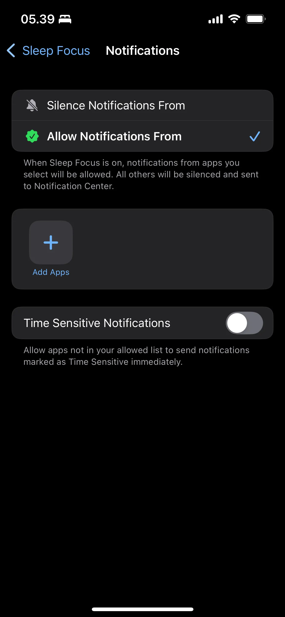 Cài đặt chế độ Ngủ (Sleep Mode) trên iPhone để tự động giới hạn thông báo và màn hình.