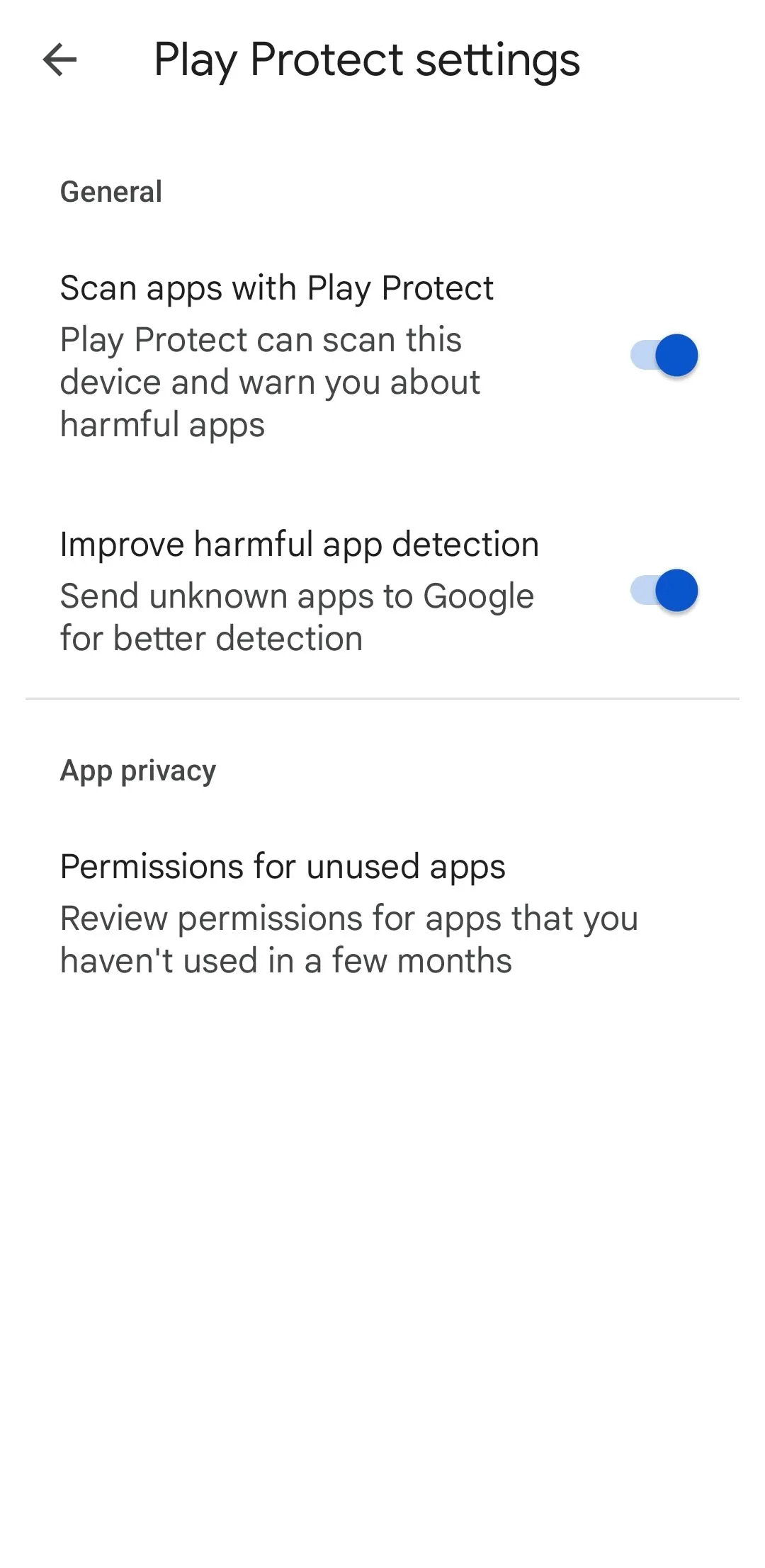 Cài đặt Google Play Protect trên Play Store để bảo vệ thiết bị Android