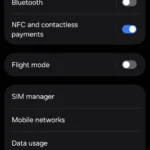 Cài đặt kết nối trên giao diện One UI 7