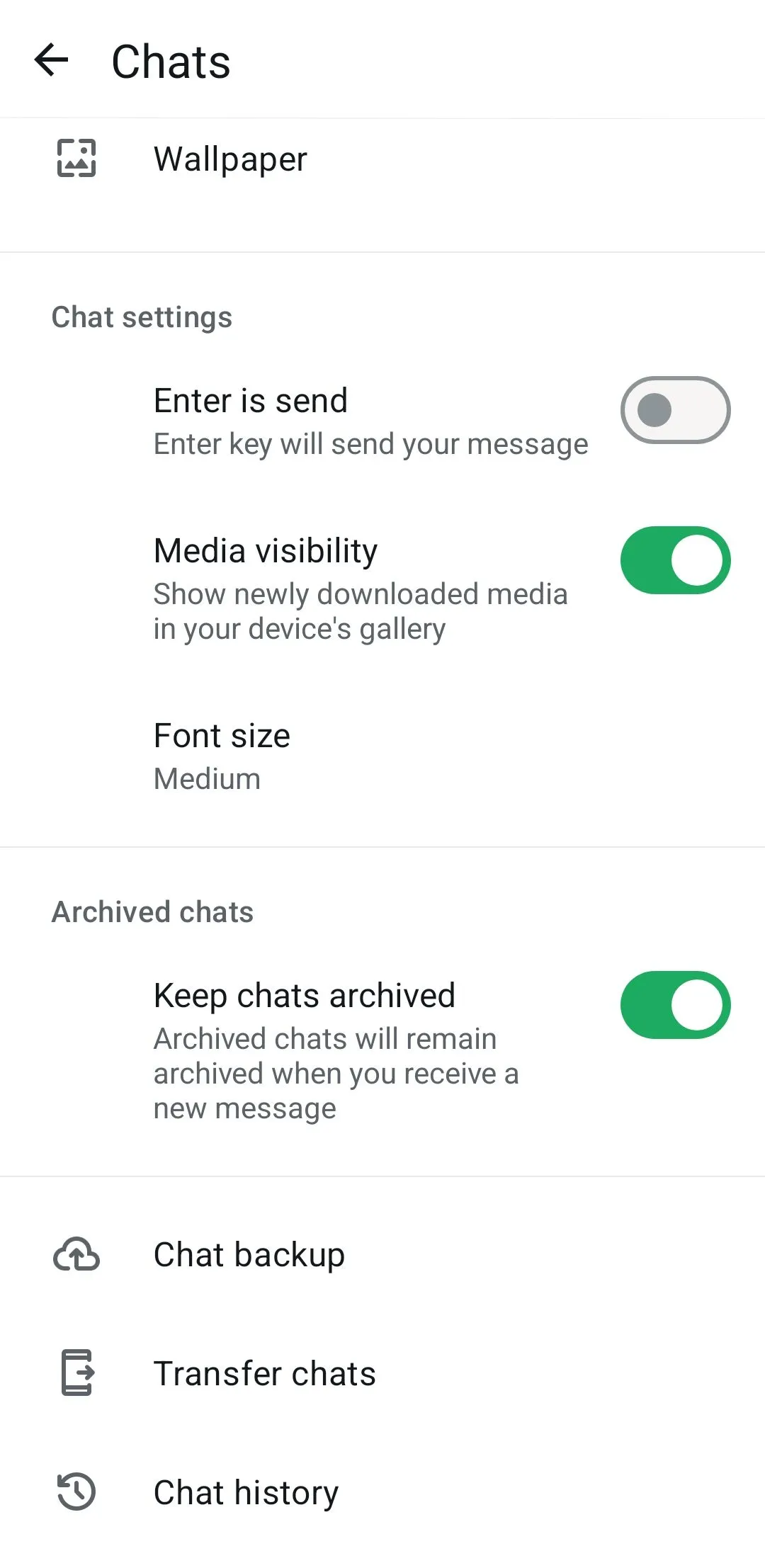 Cài đặt sao lưu trò chuyện WhatsApp trên điện thoại Android
