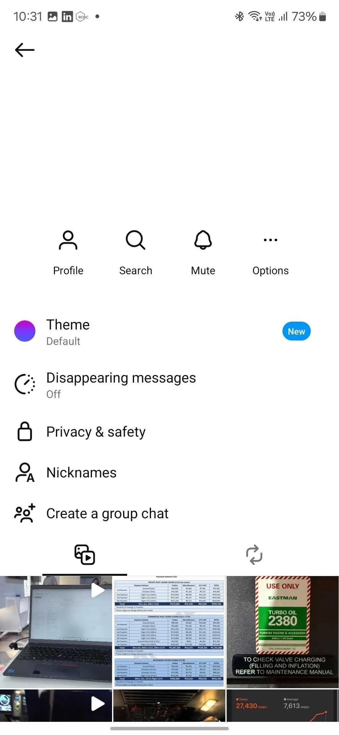 Cài đặt tin nhắn trực tiếp Instagram để bật mã hóa đầu cuối