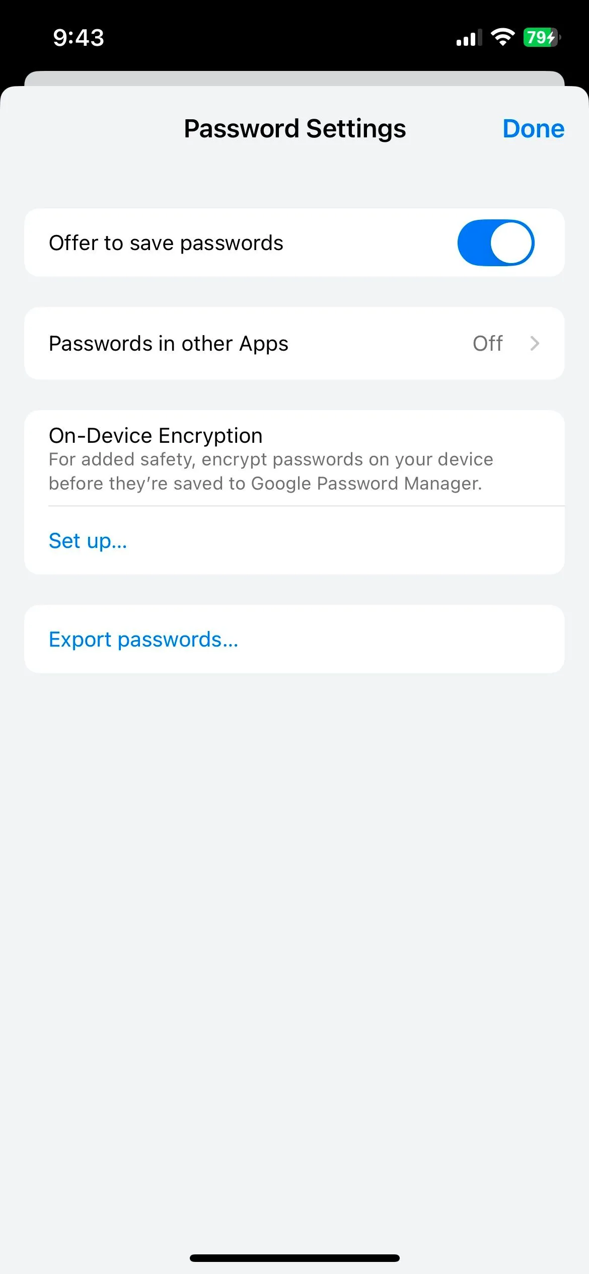 Cài đặt Trình quản lý mật khẩu của Chrome trên iPhone, cho phép đồng bộ mật khẩu an toàn