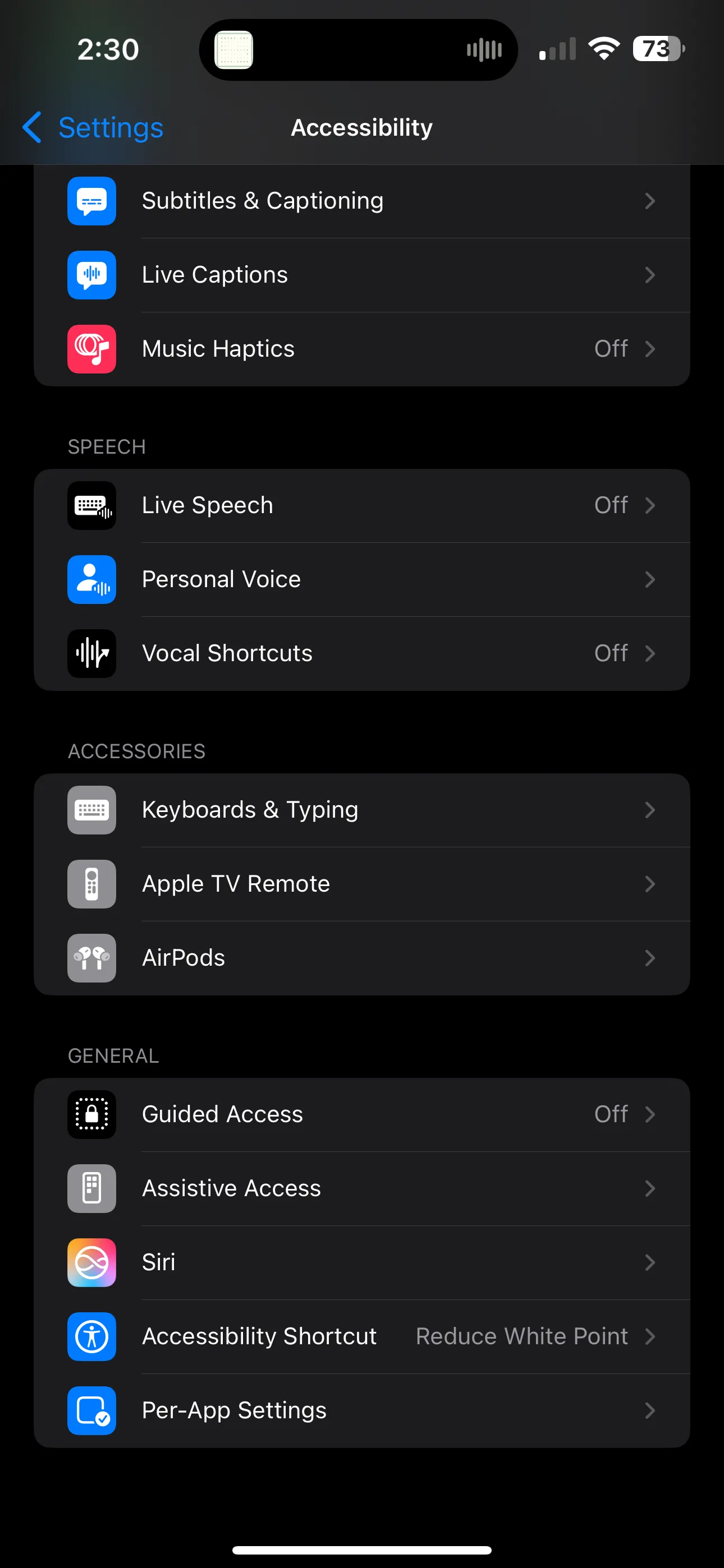 Cài đặt trợ năng iPhone