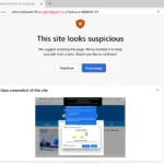 Cảnh báo phát hiện scareware từ Microsoft Edge với tùy chọn đóng trang hoặc tiếp tục