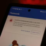 Cảnh báo về trình quản lý mật khẩu trong Microsoft Authenticator