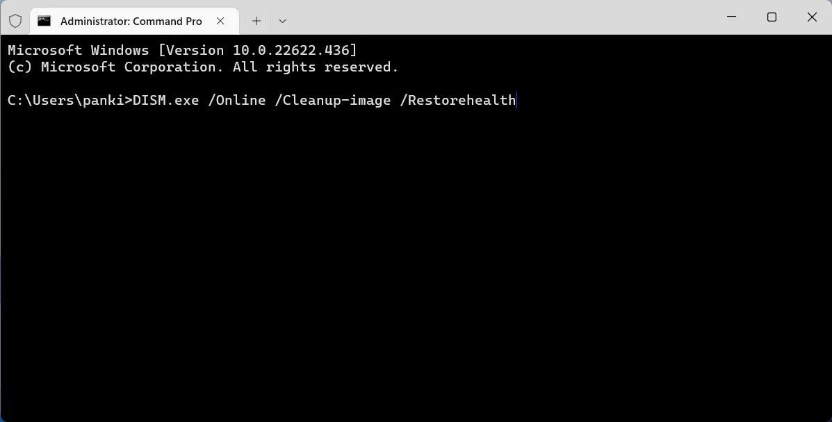 Chạy lệnh quét DISM để sửa lỗi hệ thống trên Windows