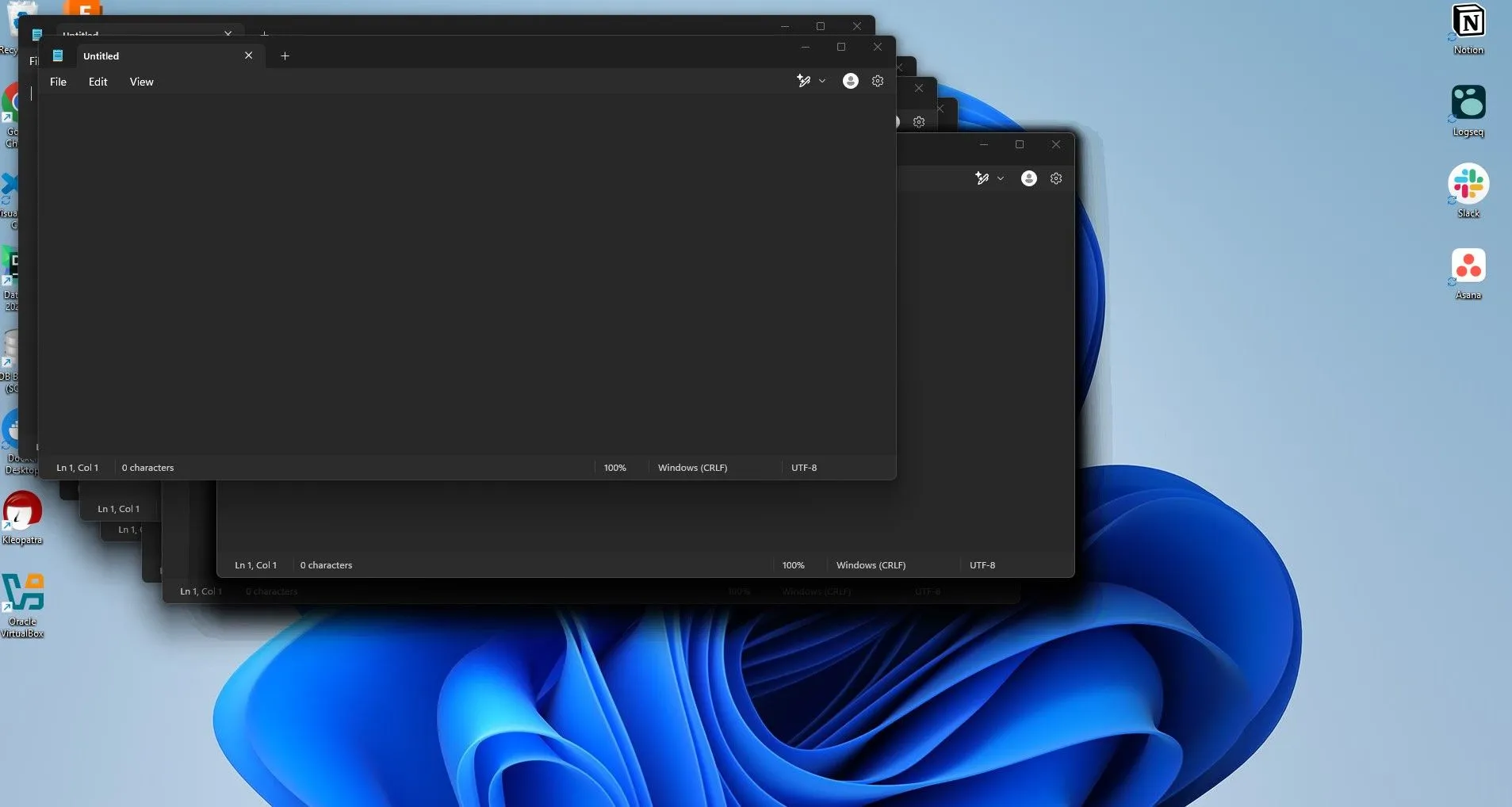 Cửa sổ Notepad liên tục mở lên trên màn hình máy tính thông qua PowerShell