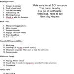 Danh sách công việc (To-Do List) truyền thống với rất nhiều mục công việc chưa hoàn thành, gây cảm giác quá tải và căng thẳng.