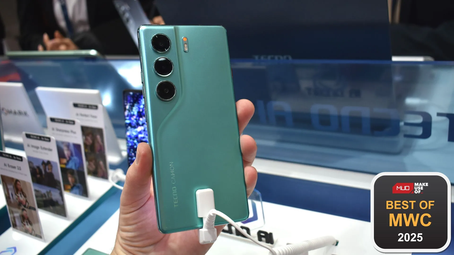 Điện thoại thông minh Tecno Camon 40 Pro 5G tại MWC 2025 nhận giải thưởng