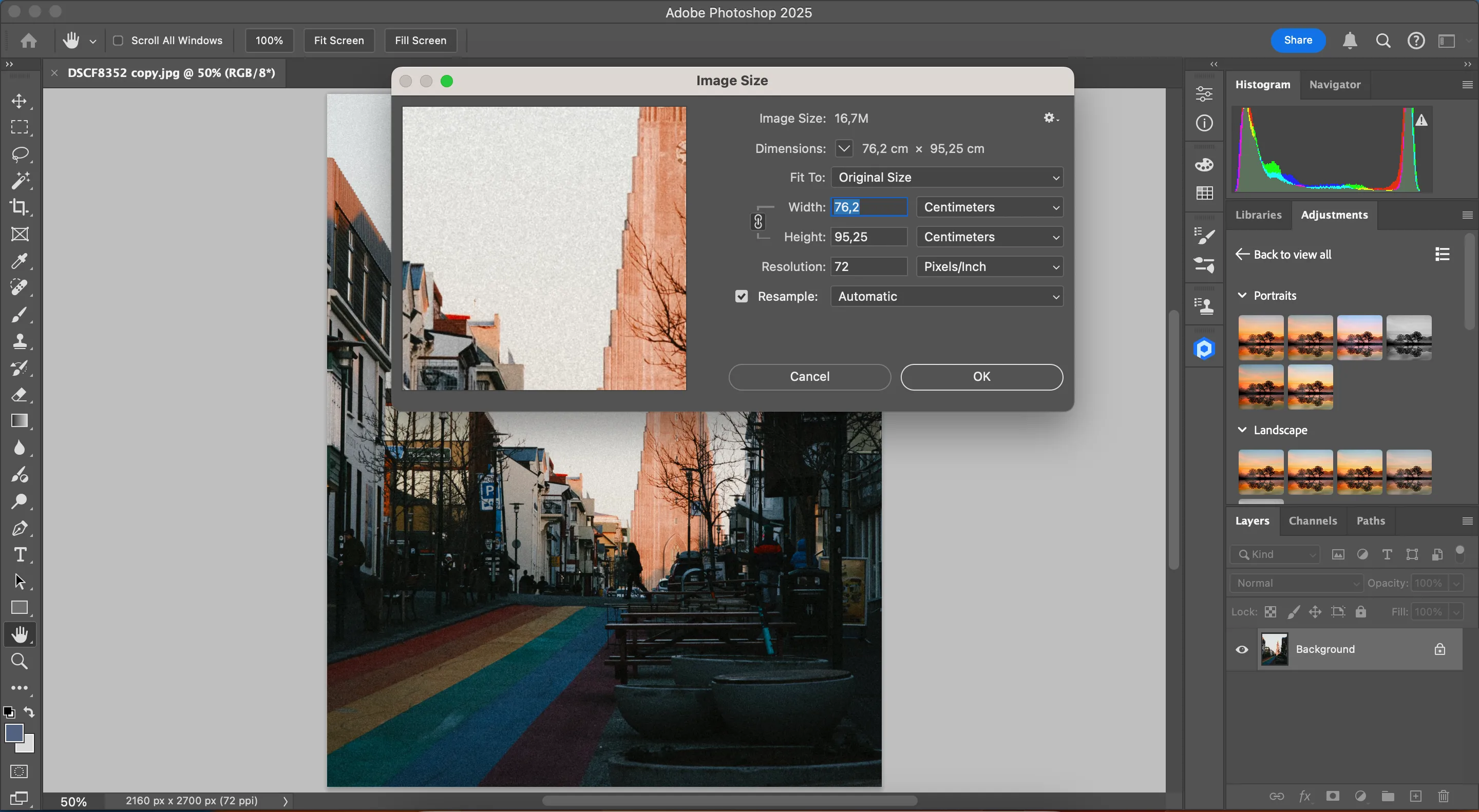 Điều chỉnh giá trị Pixels/Inch để tối ưu độ phân giải ảnh trong Photoshop