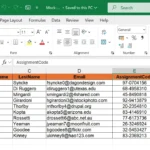 Dữ liệu mẫu Excel được tổ chức khoa học để trộn thư