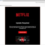 Email lừa đảo giả mạo Netflix hiển thị thông báo cần cập nhật phương thức thanh toán để tránh gián đoạn dịch vụ.