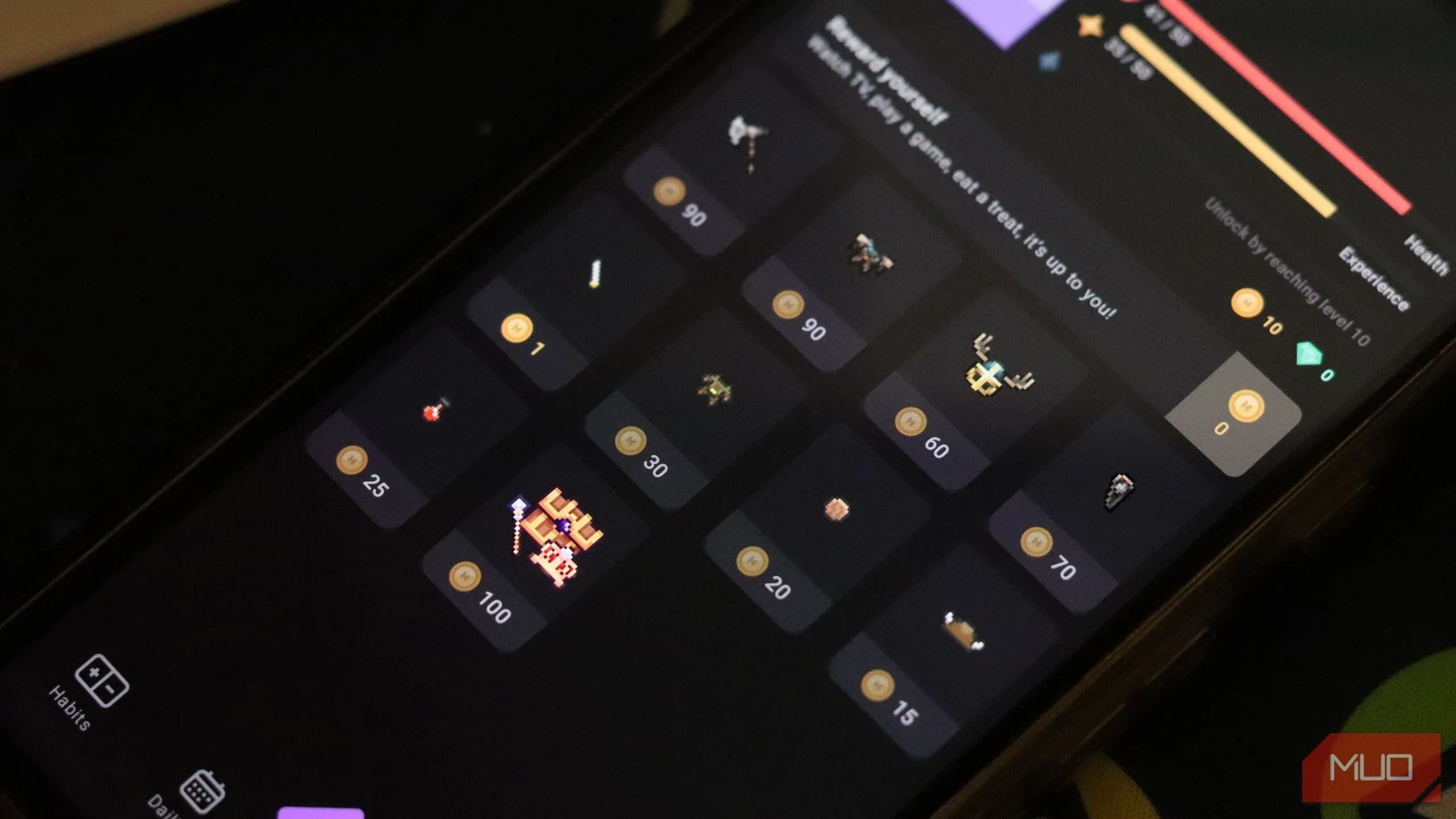 Giao dịch nhỏ (microtransactions) trong ứng dụng Habitica