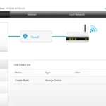 Giao diện cài đặt router hiển thị thiết bị lưu trữ USB đã kết nối, minh họa chức năng bộ nhớ mạng NAS