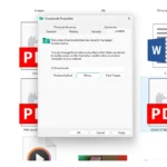 Giao diện cài đặt vị trí thư mục Downloads trong File Explorer trên Windows 11