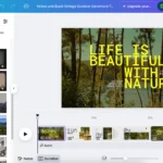 Giao diện Canva cho phép thêm nhiều mẫu thiết kế video vào cùng một dự án, giúp chỉnh sửa linh hoạt.