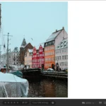 Giao diện chỉnh sửa ảnh JPEG trong phần mềm Adobe Lightroom