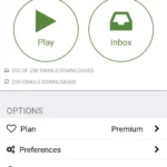 Giao diện chính ứng dụng Speaking Email giúp đọc thư