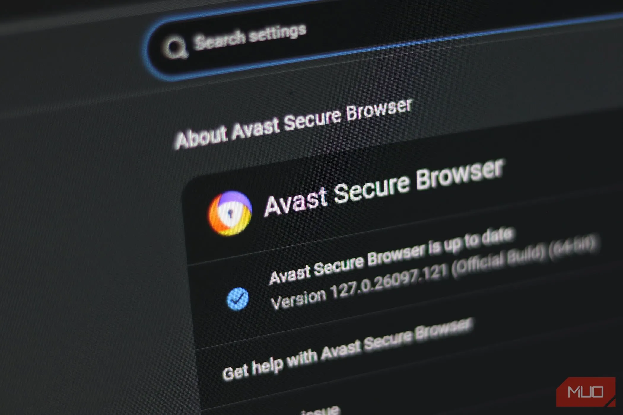 Giao diện của trình duyệt Avast Secure Browser, thể hiện các tính năng bảo mật nâng cao giúp bảo vệ người dùng khi duyệt web.