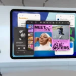 Giao diện đa nhiệm iPadOS 26 với các cửa sổ ứng dụng được sắp xếp linh hoạt giống macOS