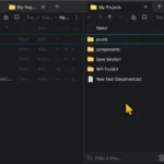 Giao diện File Pilot với chế độ xem hai bảng song song trên Windows 11, minh họa khả năng quản lý tệp tin hiệu quả.