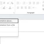 Giao diện khởi tạo bản trình bày mới trong PowerPoint và vị trí nút Copilot.