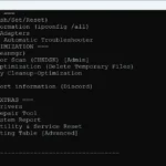 Giao diện menu chính của Windows Maintenance Tool với các tùy chọn khắc phục sự cố Windows