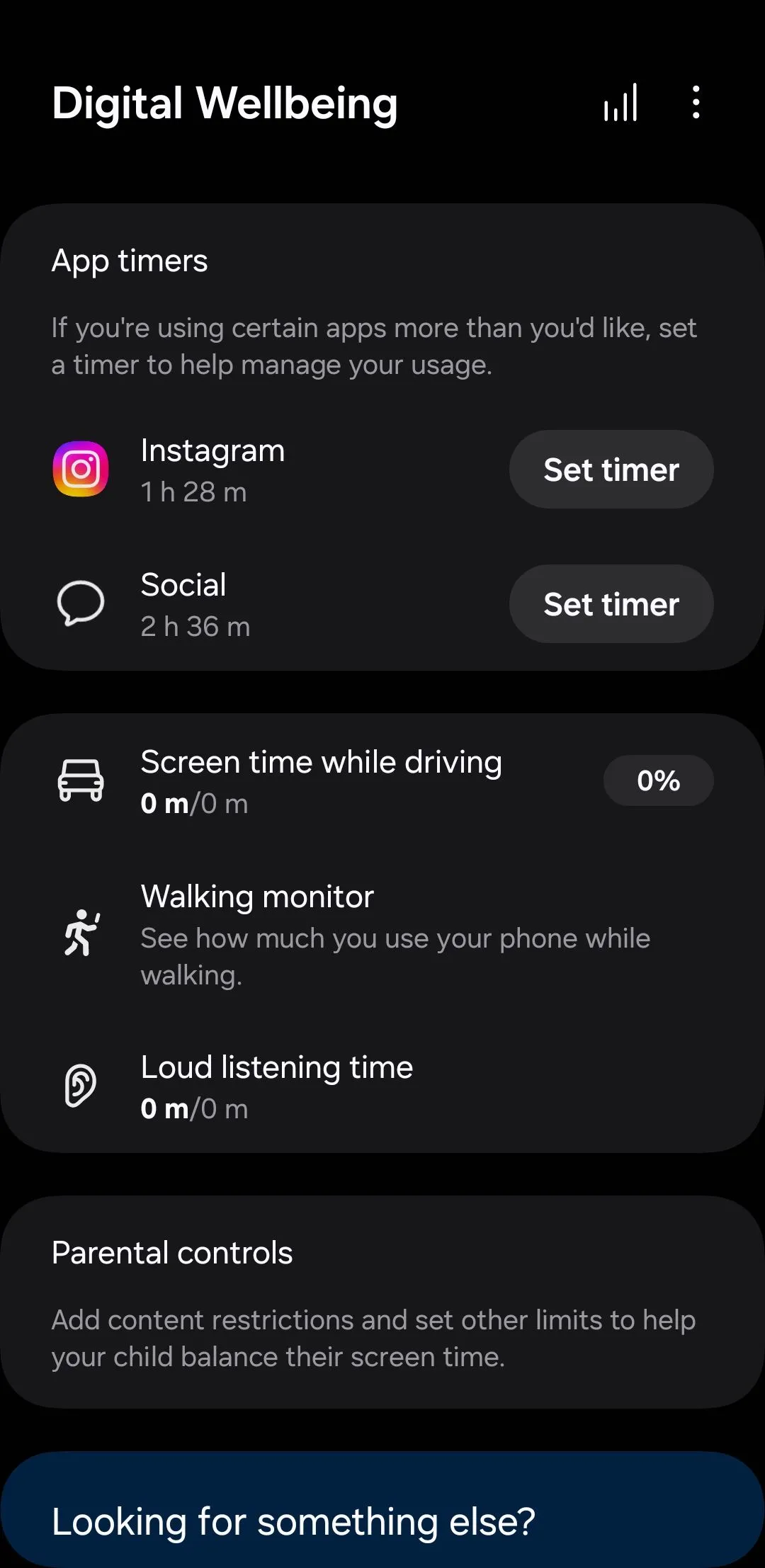 Giao diện menu Digital Wellbeing (An toàn kỹ thuật số) trên Android để quản lý thời gian sử dụng điện thoại