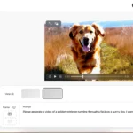 Giao diện tạo lời nhắc trong ứng dụng Adobe Firefly