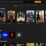 Giao diện tìm kiếm phim và chương trình TV trên Plex Discover