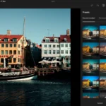 Giao diện tính năng gợi ý preset trong Adobe Lightroom giúp tối ưu hóa chỉnh sửa ảnh