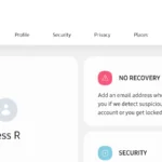 Giao diện trang chủ tài khoản Samsung sau khi đăng nhập
