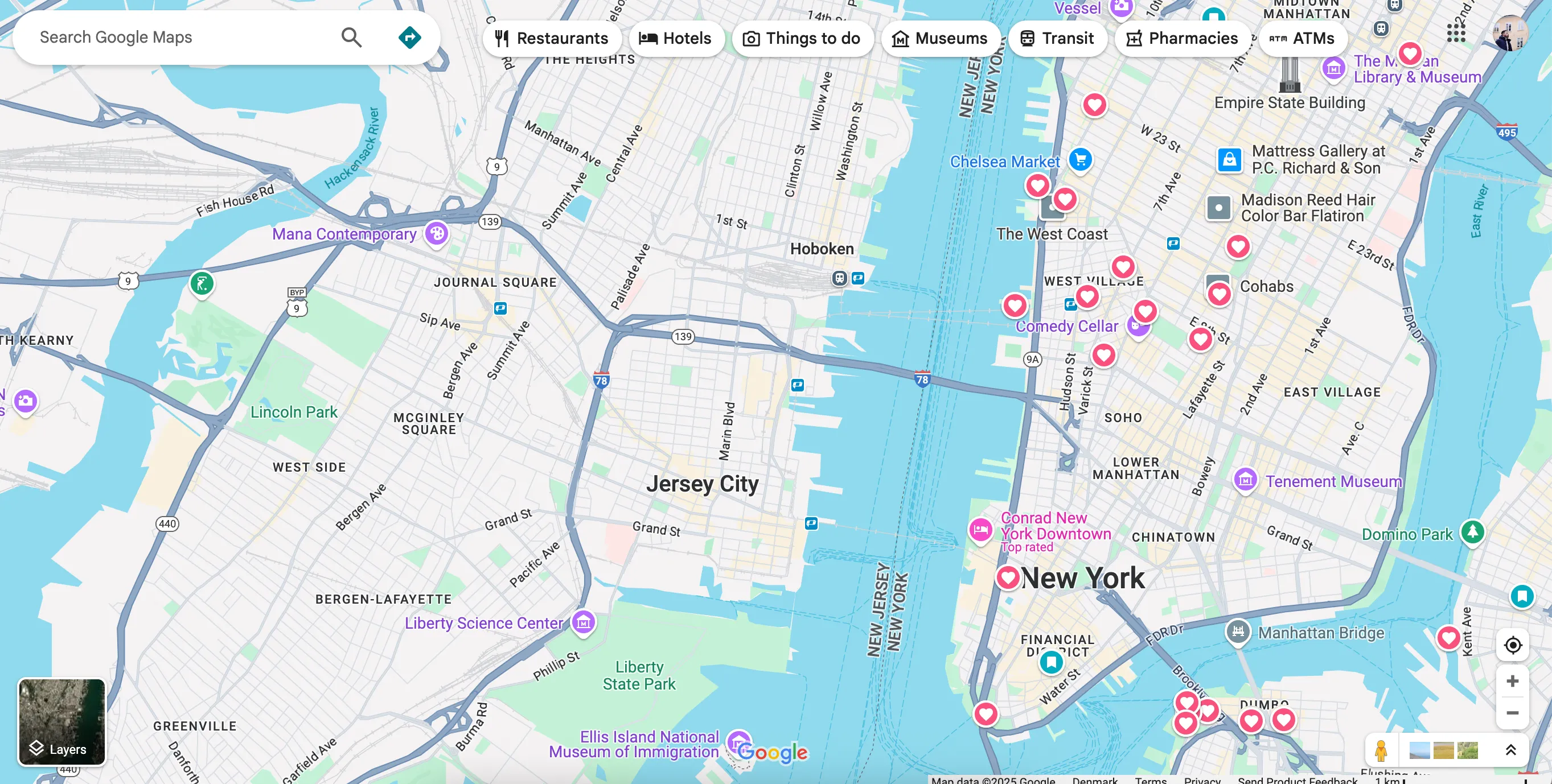 Giao diện trực quan của ứng dụng Google Maps