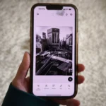 Giao diện ứng dụng Adobe Photoshop Mobile trên iPhone