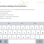 Giao diện ứng dụng Apple Notes trên iPhone với các ghi chú được sắp xếp