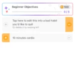 Giao diện ứng dụng Habitica với các nhiệm vụ hàng ngày được game hóa
