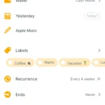Giao diện ứng dụng quản lý chi tiêu Spendee trên iOS