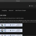 Giao diện ứng dụng Windhawk hiển thị chi tiết mod Taskbar Height and Icon Size giúp tùy chỉnh thanh tác vụ và biểu tượng trên Windows 11