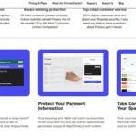 Giao diện website Privacy.com giải thích lợi ích của thẻ ảo dùng một lần.