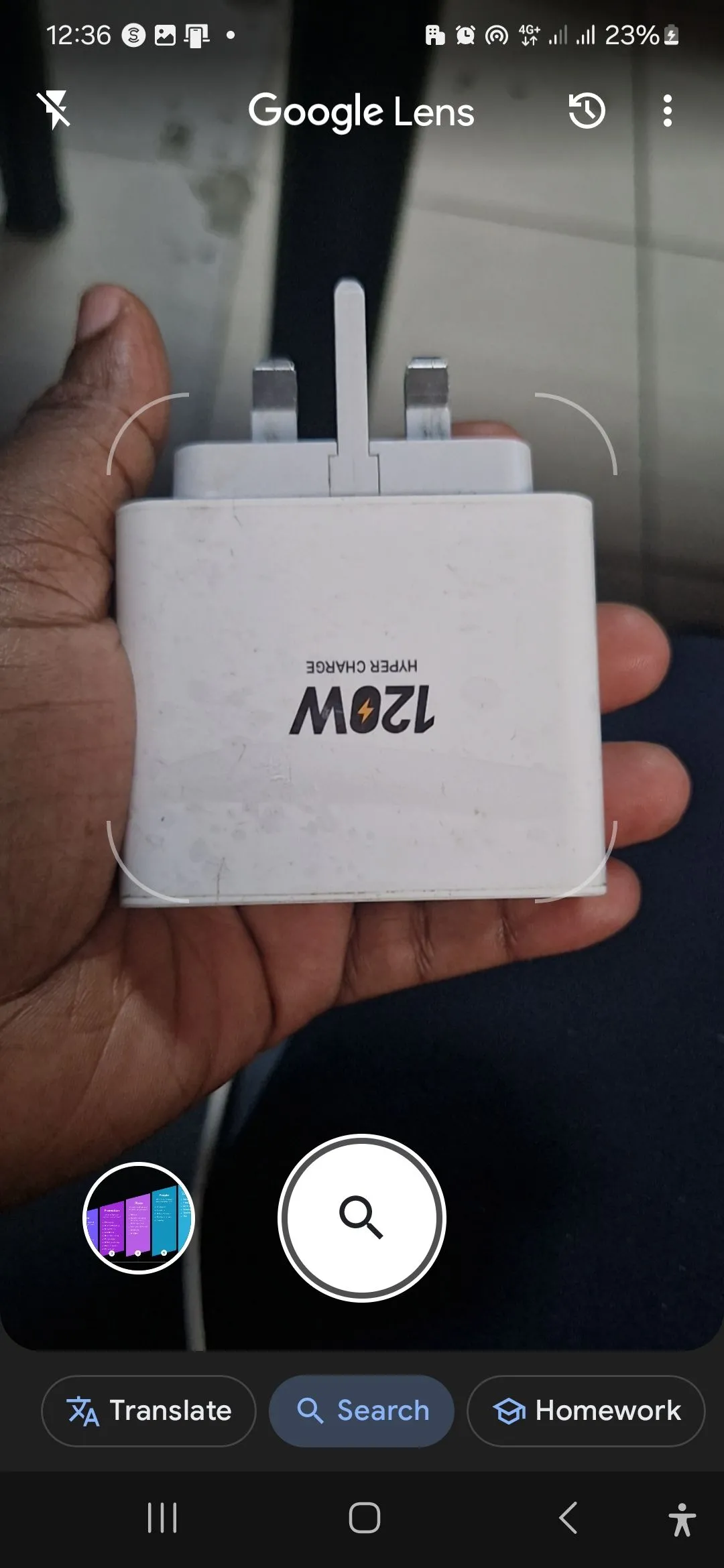 Google Lens nhận diện vật thể qua camera điện thoại