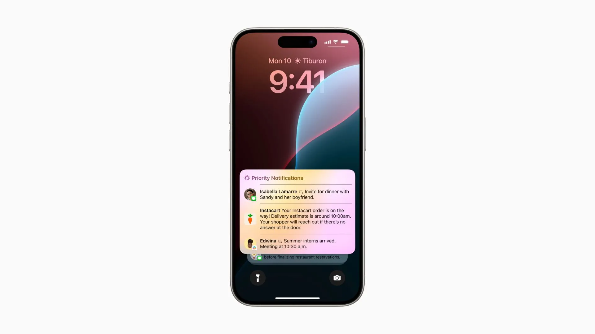 hệ thống thông báo ưu tiên thông minh trên iPhone dùng AI